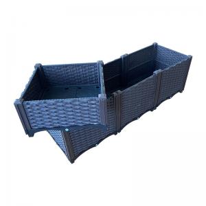 All Season Patio Plastic Vegetable Growing Boxes Weather Proof