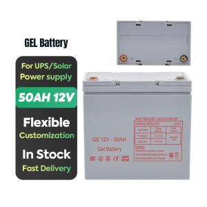 12V 50AH GEL Battery 12v 33Ah Pure Lead Battery UPS Battery For Solar Power System