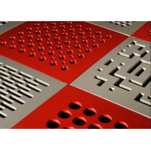 Structural Parts Perforated Aluminum Sheet Pvdf Coated For Building Curtain Panel