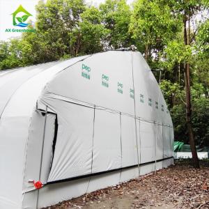 Automatic Light Deprivation Greenhouse With External Blackout System Film for Growing Hemp
