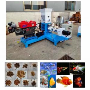 China Small Capacity Diesel Pet Floating Fish Feed Extruder Machine supplier