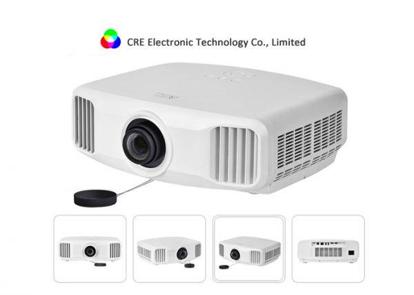 RAM 3GB / ROM 16GB 3LCD LED Projector , Home TV Active Shutter 3D Projector