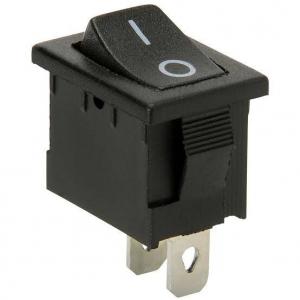 China 6A 250V Passive Electronic Components SPST Copper Boat Rocker Switch 2 Position supplier