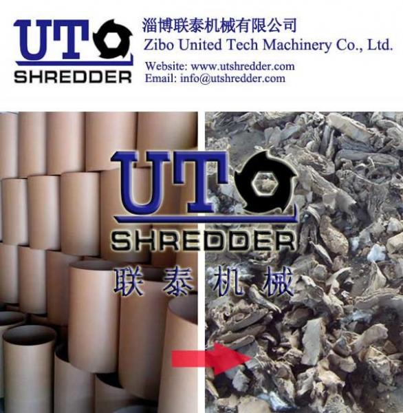 hot sale Double shaft paper shredder crusher - paper package tube, cardboard