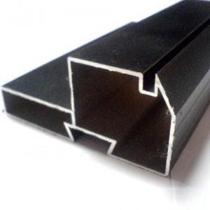China Black Powder Coated RAL9006 Aluminium LED Profiles / Aluminum Extrusion Profiles supplier