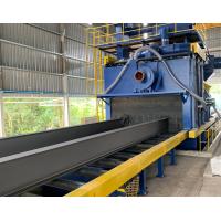 Pass Through Type Roller Conveyor Steel Plate Angle Steel Shot Blasting Machine