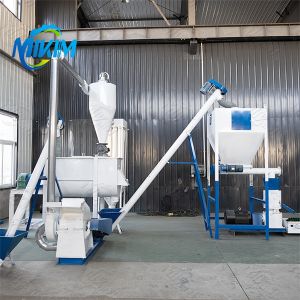 China New feed pellet production line equipment, high automation, high yield, low energy consumption, low cost. wholesale