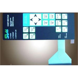 China PET Film Overlay Matrix Membrane keypad , Touch Screen Keyboard Membrane Switch supplier