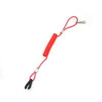 China Universal Red Plastic Spiral Lanyard Boat Kill Switch Emergency Cord on sale