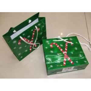 Customized Christmas gift bags paper bags general square bottom portable artpaper gift packaging paper bag