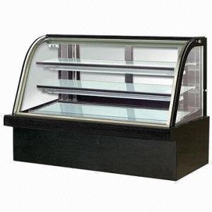 China Space Saving Cake Display Freezer Automatic Defrost With Adjustable Shelves supplier
