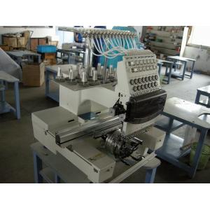 Small Business Single Head Embroidery Machine , 12 Needle Embroidery Machine Industrial
