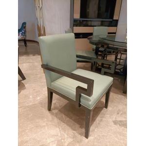 SGS Standard Ergonomic Design Wooden Hotel Chairs Four Star Hotel