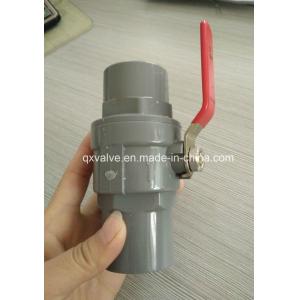 China Flexible Ball Valve Structure in Zhejiang PVC Irrigation Water Pipe with Copper Handle supplier