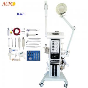 China ABS Multifunction Beauty Equipment Facial Steamer With Microdermabrasion Ultrasonic Skin Scubber supplier