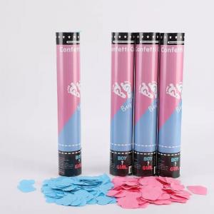 30cm Pink confetti cannons for sale, gender reveal confetti cannon