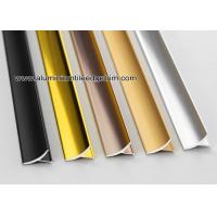 China Aluminum Inside / Internal Tile Corner Trim / Decorative Strip For Cleading Panel on sale