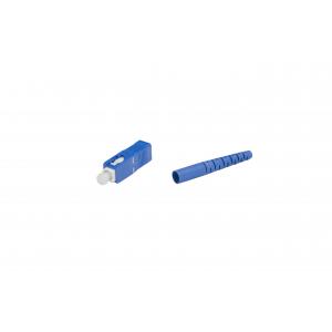 China Durable Cap Fiber Optic Connectors SC UPC 2.0 / 3.0 Mm Simplex Plastic Material supplier