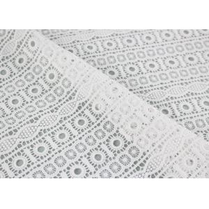 Embroidered Guipure Water Soluble Lace Cotton Chemical Lace Fabric For Clothing