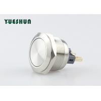 China 25mm Panel Mount Push Button Switch , Stainless Steel Push Button Switch on sale