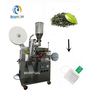 5ml Herbal Tea Bag Auto Packaging And Labeling Machine Volumetric Method