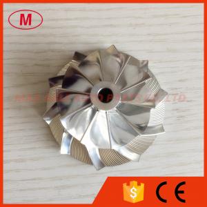 China GTX2860 796044-0003 42.20/60.40mm 10+0 blades high performance turbo billet/milling/aluminum 2024 compressor wheel for r wholesale