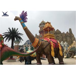 China Amusement Equipment Life Size Fiberglass Realistic Lovely Dinosaur Cartoon Model supplier
