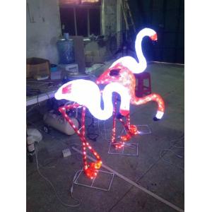 China christmas lighted flamingo supplier