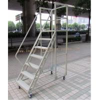China Assembling High Climbing Ladder Warehouse Equipments For Shelving Rack Use on sale