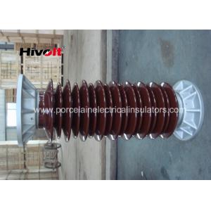 China 110KV Brown Color Hollow Core Insulators Excellent Mechanical Performance supplier