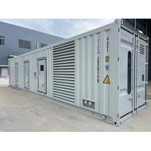 1500KW YUCHAI Container Gas Generator Set Alternator With From Leroy Somer