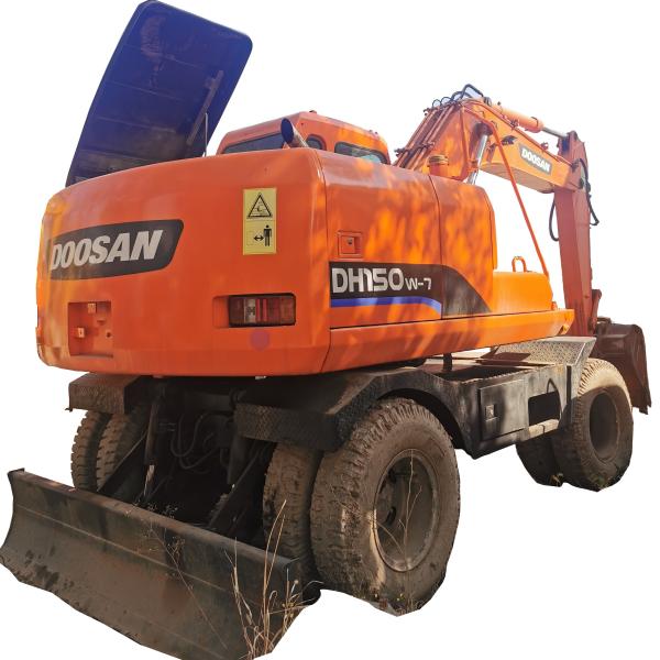 Original Color Used Doosan Excavator DH150-7 Super Excavator for High Slope Efficiency
