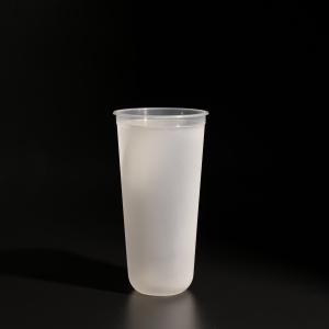 China BPA libre, clair ou blanc, rond, polyester jetable, avec couvercle plat et dôme supplier