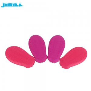 China Mini Slim Foot Pad Shape Gel Toddler Ice Pack Refreezable Ice Blocks supplier