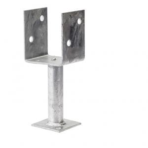 Customized Metal Brackets for Securely Anchoring Concrete Wood Post Installation