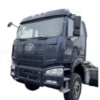 China Heavy truck tow head FAW JH6 prime mover / 9 11 13 liters engine towing tractor truck on sale