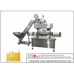 China Intelligent Electric Screw Bottle Capping Machine PCL Control Capacity 40-100 BPM supplier
