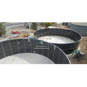1500V Glass - Fused - To - Steel Tanks / Wastewater Treatment Process Tanks