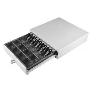 China Lockable Manual Cash Drawer Under Counter Customized Steel Construction 410M supplier