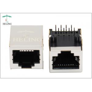 China Shielded Low Profile THT RJ45 Jack -40 ℃ To 85 ℃ Operating Temperature For PC Board supplier