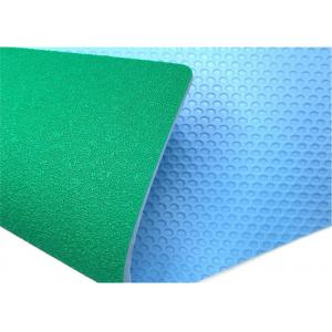 China Soft Badminton Court PVC Flooring High Elastic No Formaldehyde With Sand Grain supplier