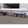 China CIMC iron or aluminum alloy Cryogenic liquefied natural gas nitrogen oxygen 26.5 27.7 cbms or customize size semi trailer tanker wholesale