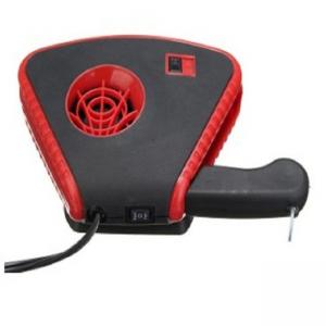 China 2 In 1 Auto Fan Heater With Light , Red Handheld Rechargeable Car Heater supplier