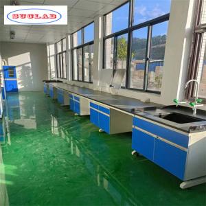 China Optimize Storage Space Lab Wall Benches with Sand Blasting Function supplier