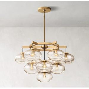 China ROSH Modern Glass Chandelier Cabrette Round Chandelier OEM ODM wholesale