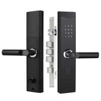 China Anti Peeping Smart Fingerprint Door Lock Password Lock Smart Home Door Lock on sale