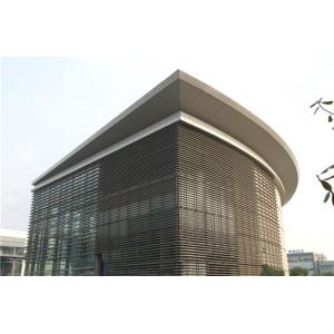 China Decorative Glazed Terracotta Exterior Louvers Sun Control With Fire Resistance supplier