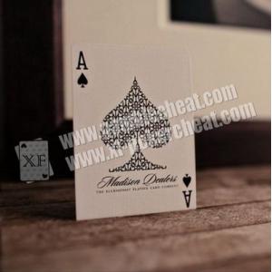 Invisible Madison Dealers Luxury Paper Playing Cards Marked With Ink For Precision Lenses