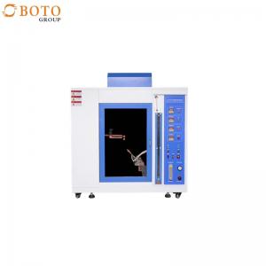 China Horizontal Vertical Flame Test Chamber Flammability Test Equipment For Sale supplier