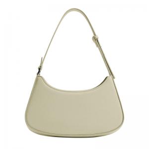 China Brand Customized Logo Solid Color Ladies Shoulder Bag High Quality Pu Leather Ladies Small Handbag supplier